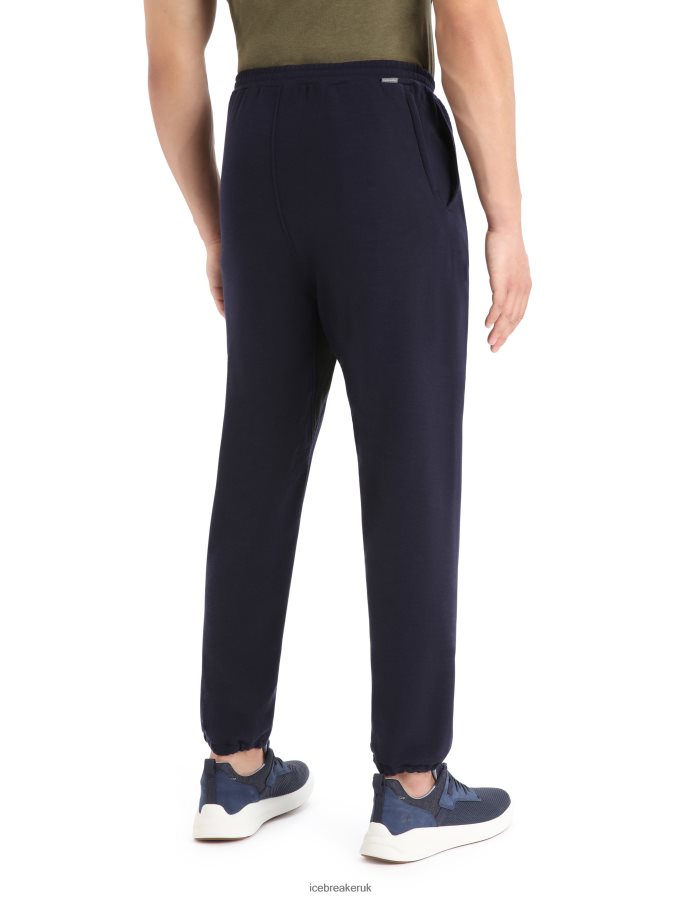 Icebreaker Men RealFleece Merino Dalston Jogger Pants Z04NXR407 Clothing Midnight Navy - Image 2
