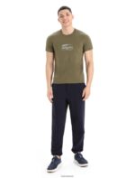 Icebreaker Men RealFleece Merino Dalston Jogger Pants Z04NXR407 Clothing Midnight Navy - Image 3