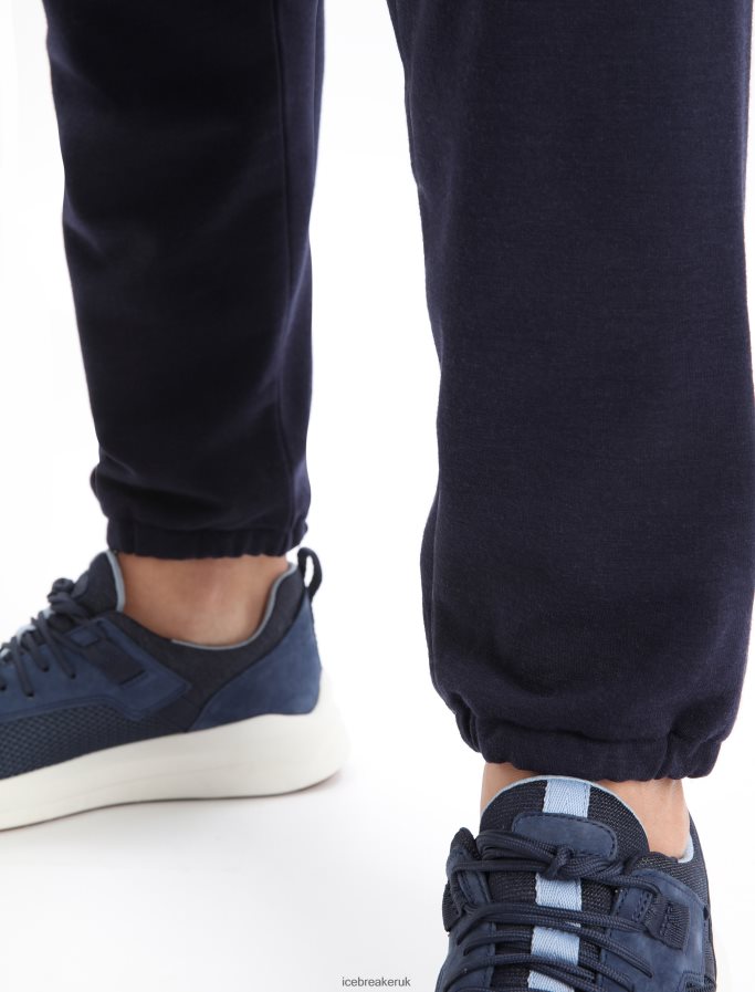 Icebreaker Men RealFleece Merino Dalston Jogger Pants Z04NXR407 Clothing Midnight Navy - Image 7