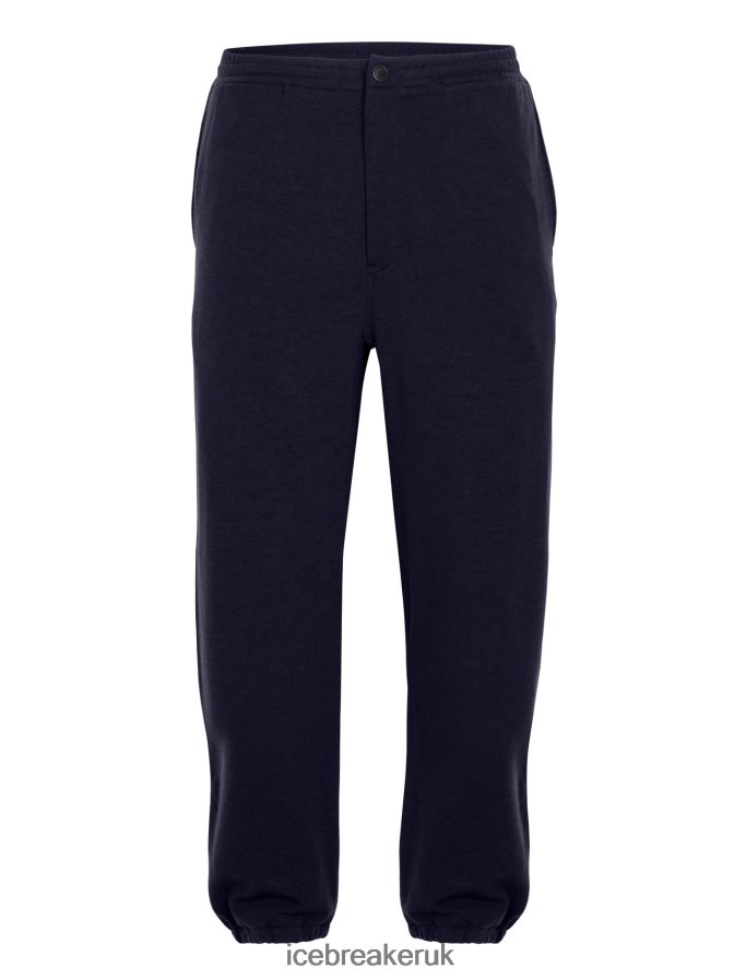 Icebreaker Men RealFleece Merino Dalston Jogger Pants Z04NXR407 Clothing Midnight Navy - Image 8