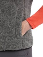 Icebreaker Men RealFleece Merino High Pile Vest Z04NXR235 Clothing Gritstone Heather/Black - Image 6