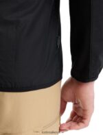 Icebreaker Men Shell+ Merino Cotton Windbreaker Z04NXR237 Clothing Black - Image 10
