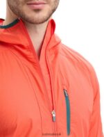 Icebreaker Men Shell+ Merino Cotton Windbreaker Z04NXR238 Clothing Vibrant Earth/Loden - Image 12