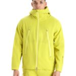 Icebreaker Men Shell+ Merino Hooded Jacket Z04NXR394 Clothing Shine