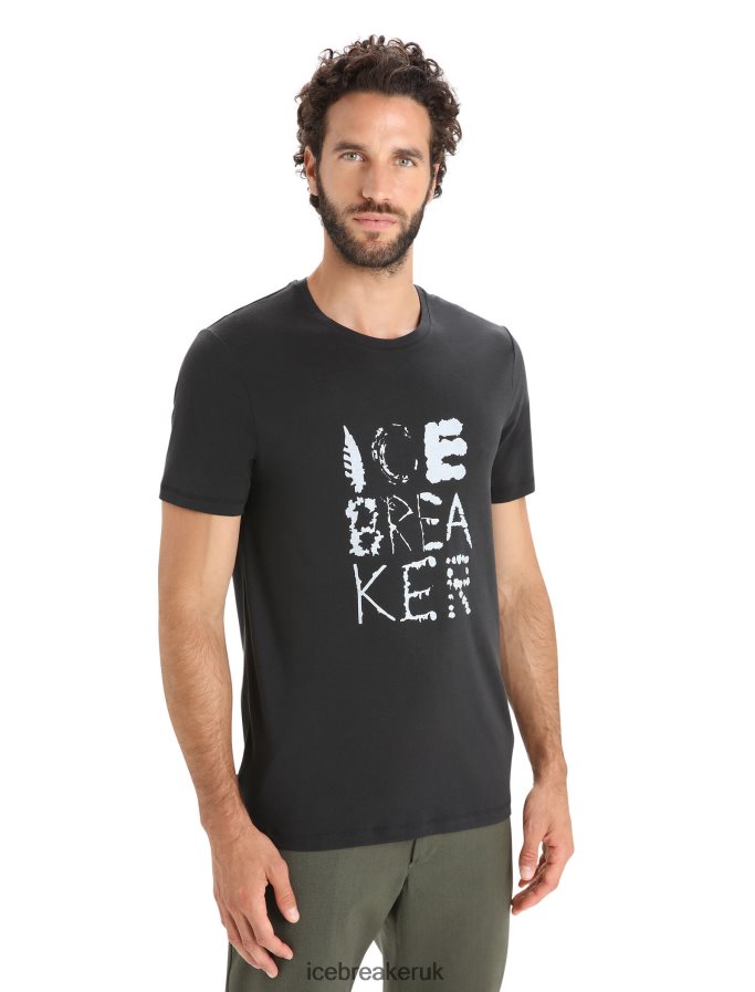 icebreaker_men_tencel_cotton_short_sleeve_t_shirt_natural_logo_z04nxr88_clothing_black.jpg Icebreaker Men Tencel Cotton Short Sleeve T-Shirt Natural Logo Z04NXR88 Clothing Black - Image 1