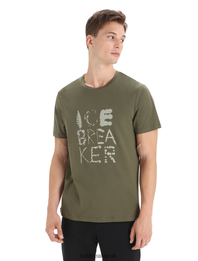 icebreaker_men_tencel_cotton_short_sleeve_t_shirt_natural_logo_z04nxr89_clothing_loden.jpg Icebreaker Men Tencel Cotton Short Sleeve T-Shirt Natural Logo Z04NXR89 Clothing Loden - Image 1
