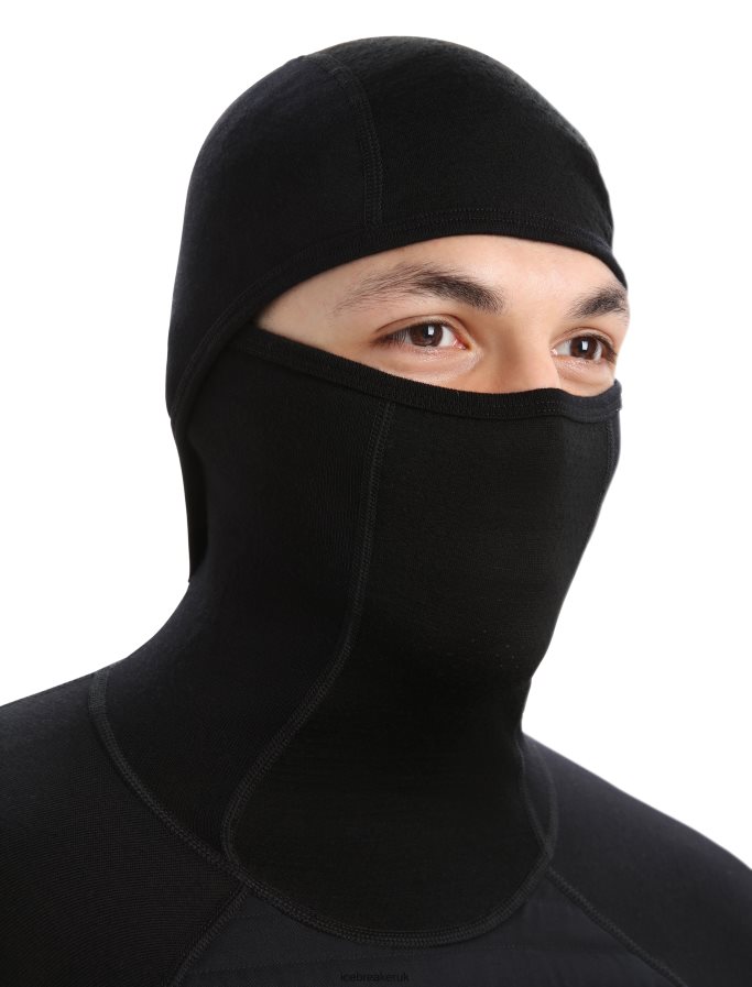 Icebreaker Men ZoneKnit Merino Insulated Long Sleeve Thermal Hoodie Z04NXR181 Clothing Black - Image 4