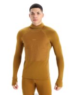 Icebreaker Men ZoneKnit Merino Insulated Long Sleeve Thermal Hoodie Z04NXR430 Clothing Clove