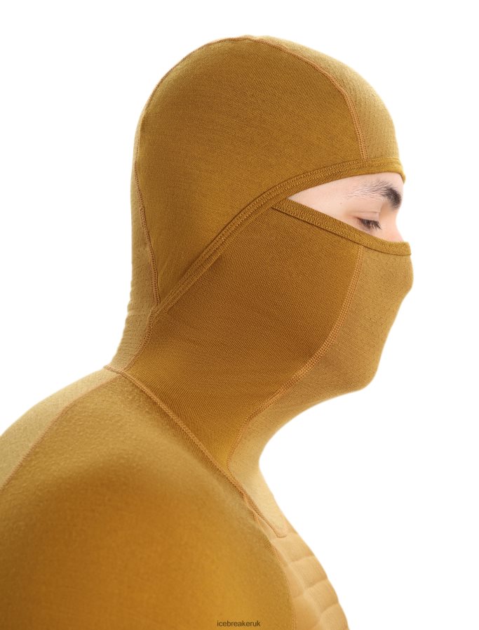Icebreaker Men ZoneKnit Merino Insulated Long Sleeve Thermal Hoodie Z04NXR430 Clothing Clove - Image 5