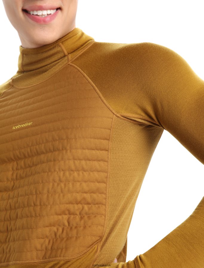 Icebreaker Men ZoneKnit Merino Insulated Long Sleeve Thermal Hoodie Z04NXR430 Clothing Clove - Image 6
