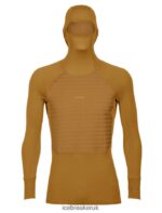 Icebreaker Men ZoneKnit Merino Insulated Long Sleeve Thermal Hoodie Z04NXR430 Clothing Clove - Image 8