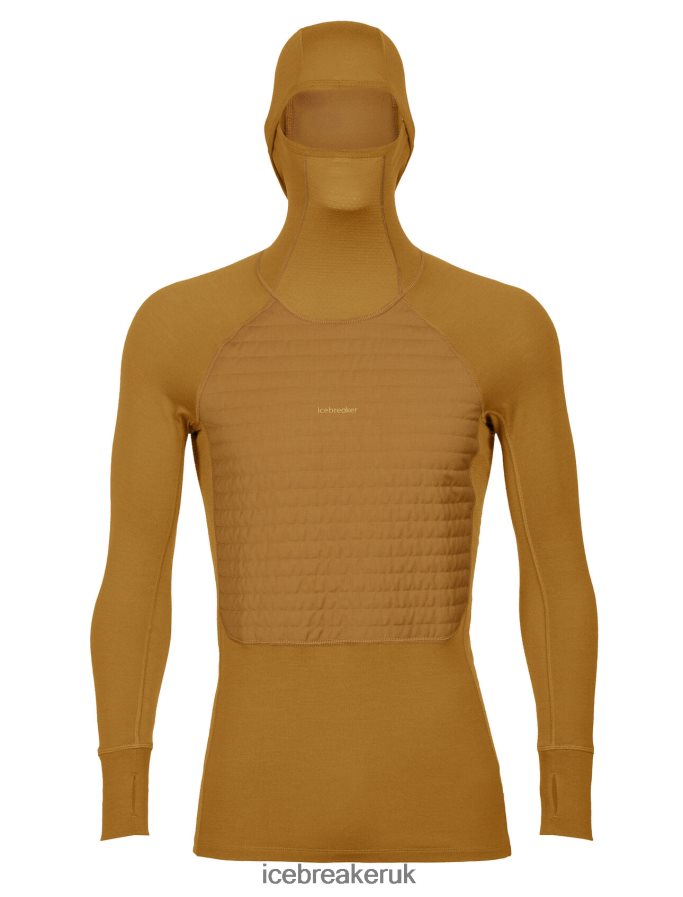 Icebreaker Men ZoneKnit Merino Insulated Long Sleeve Thermal Hoodie Z04NXR430 Clothing Clove - Image 8