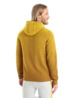 Icebreaker Men ZoneKnit Merino Insulated Long Sleeve Zip Hoodie Into the Deep Z04NXR404 Clothing Clove/Silent Gold - Image 2