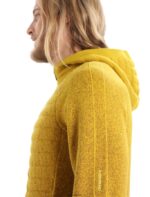 Icebreaker Men ZoneKnit Merino Insulated Long Sleeve Zip Hoodie Into the Deep Z04NXR404 Clothing Clove/Silent Gold - Image 6