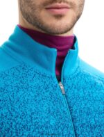 Icebreaker Men ZoneKnit Merino Insulated Vest Into the Deep Z04NXR240 Clothing Geo Blue/Royal Navy - Image 4