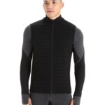 Icebreaker Men ZoneKnit Merino Insulated Vest Z04NXR236 Clothing Black