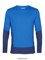 Icebreaker Men ZoneKnit Merino Long Sleeve T-Shirt Z04NXR200 Clothing Lazurite/Royal Navy - Image 6