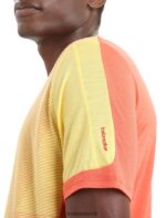 Icebreaker Men ZoneKnit Merino Short Sleeve T-Shirt Geodetic Z04NXR64 Clothing Summer/Vibrant Earth - Image 5