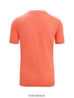 Icebreaker Men ZoneKnit Merino Short Sleeve T-Shirt Geodetic Z04NXR64 Clothing Summer/Vibrant Earth - Image 7