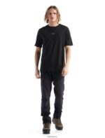 Icebreaker Men ZoneKnit Merino Short Sleeve T-Shirt Z04NXR498 Clothing Black - Image 3