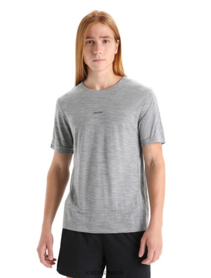 Icebreaker Men ZoneKnit Merino Short Sleeve T-Shirt Z04NXR72 Clothing Metro Heather