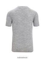 Icebreaker Men ZoneKnit Merino Short Sleeve T-Shirt Z04NXR72 Clothing Metro Heather - Image 7