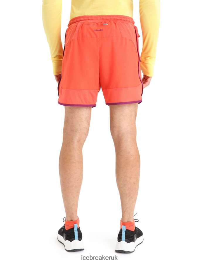 Icebreaker Men ZoneKnit Merino Shorts Z04NXR250 Clothing Vibrant Earth Heather/Go Berry - Image 2