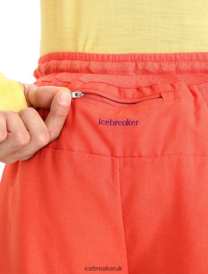 Icebreaker Men ZoneKnit Merino Shorts Z04NXR250 Clothing Vibrant Earth Heather/Go Berry - Image 6