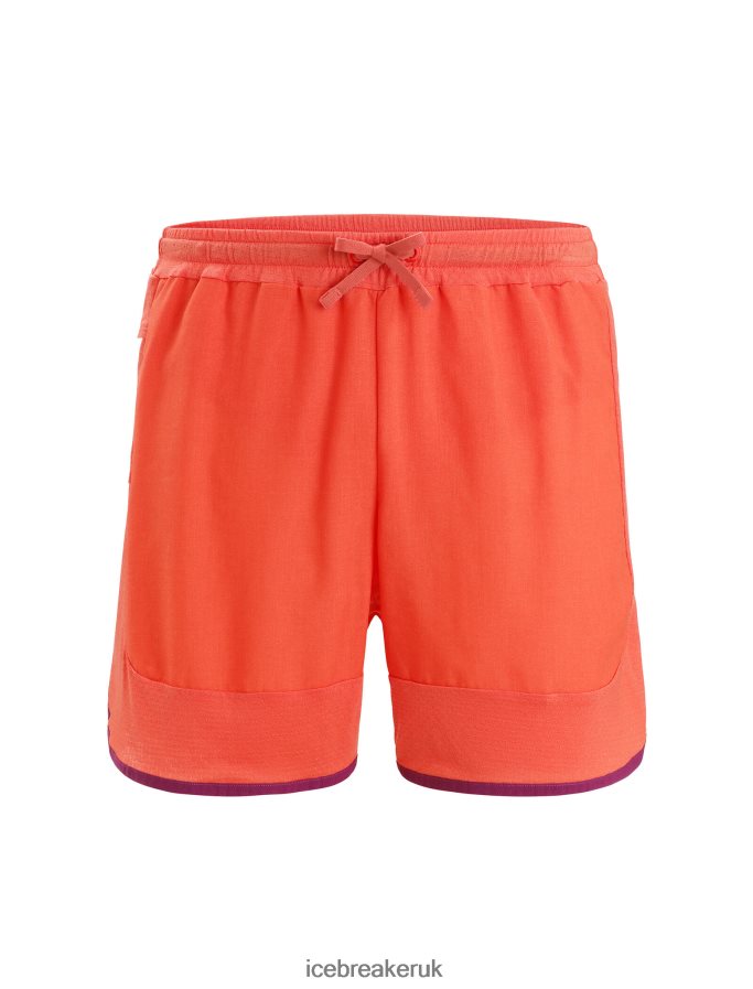Icebreaker Men ZoneKnit Merino Shorts Z04NXR250 Clothing Vibrant Earth Heather/Go Berry - Image 8