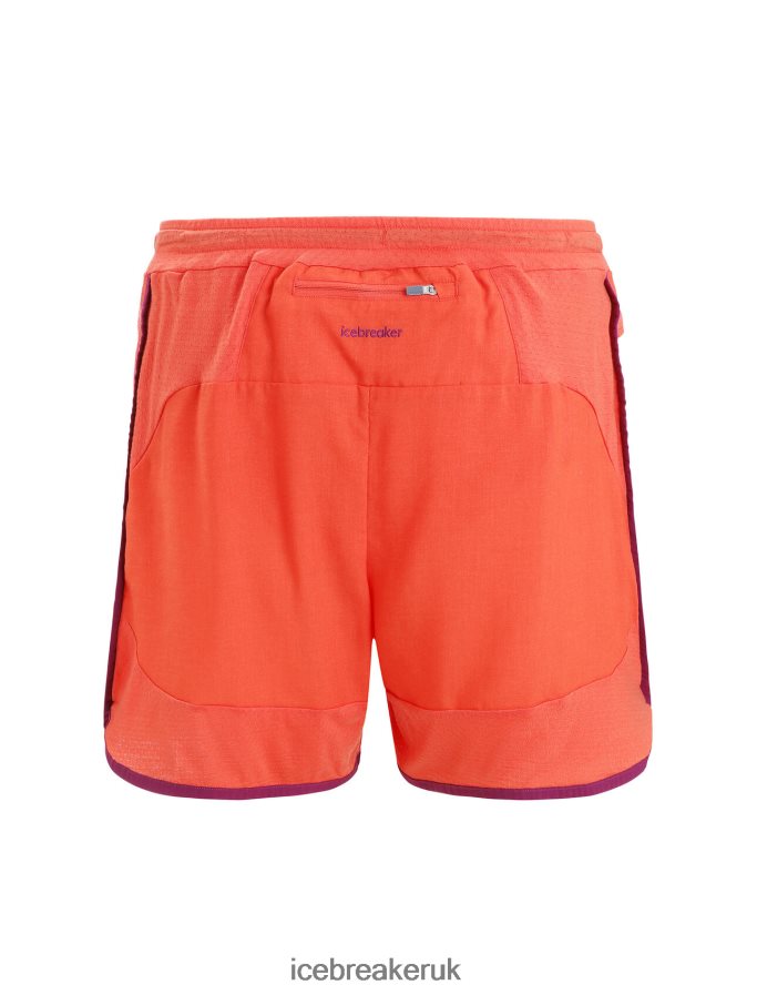 Icebreaker Men ZoneKnit Merino Shorts Z04NXR250 Clothing Vibrant Earth Heather/Go Berry - Image 9