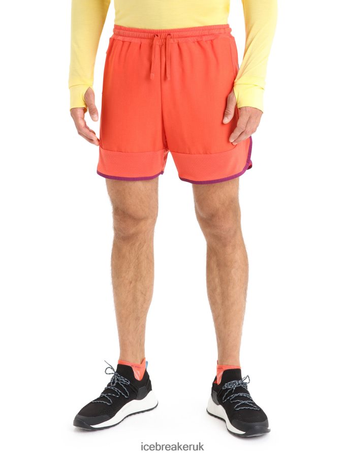 Icebreaker Men ZoneKnit Merino Shorts Z04NXR250 Clothing Vibrant Earth Heather/Go Berry - Image 1