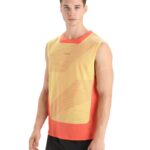 Icebreaker Men ZoneKnit Merino Tank Geodetic Z04NXR68 Clothing Summer/Vibrant Earth
