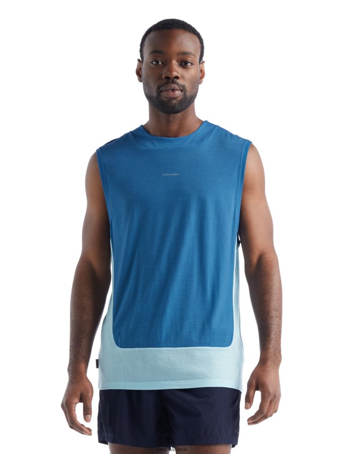 icebreaker_men_zoneknit_merino_tank_z04nxr490_clothing_azul_haze.jpg Icebreaker Men ZoneKnit Merino Tank Z04NXR490 Clothing Azul/Haze - Image 1