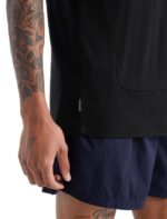 Icebreaker Men ZoneKnit Merino Tank Z04NXR491 Clothing Black - Image 7