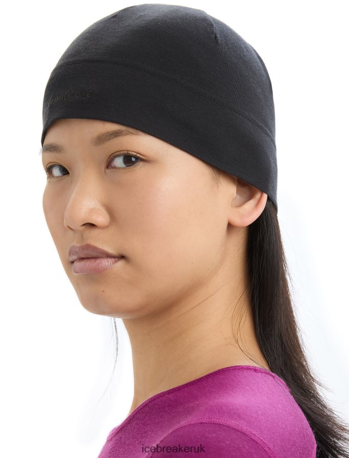 Icebreaker Unisex Cool-Lite Merino Flexi Beanie Z04NXR317 Accessories Black - Image 2