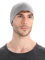 Icebreaker Unisex Cool-Lite Merino Flexi Beanie Z04NXR318 Accessories Metro Heather - Image 2