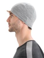 Icebreaker Unisex Cool-Lite Merino Flexi Beanie Z04NXR318 Accessories Metro Heather - Image 3