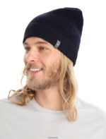 Icebreaker Unisex Merino Feadan Slouch Beanie Z04NXR333 Accessories Midnight Navy - Image 2