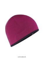Icebreaker Unisex Merino Pocket Beanie Z04NXR314 Accessories Go Berry/Midnight Navy