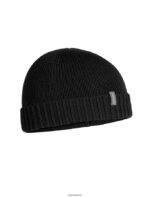 Icebreaker Unisex Merino Vela Cuff Beanie Z04NXR335 Accessories Black