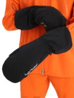Icebreaker Unisex MerinoLoft Mittens Z04NXR307 Clothing Black/Enamel - Image 4