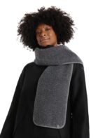 Icebreaker Unisex RealFleece Merino High Pile Scarf Z04NXR338 Accessories Gritstone Heather