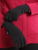 Icebreaker Unisex RealFleece Merino Sierra Gloves Z04NXR300 Clothing Black