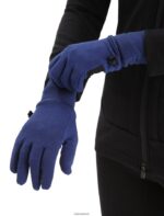 Icebreaker Unisex RealFleece Merino Sierra Gloves Z04NXR469 Accessories Royal Navy - Image 2