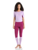 Icebreaker Women 125 ZoneKnit Merino Short Sleeve Crewe Thermal Top Z04NXR589 Clothing Purple Gaze/Go Berry - Image 3