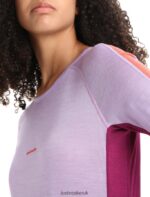 Icebreaker Women 125 ZoneKnit Merino Short Sleeve Crewe Thermal Top Z04NXR589 Clothing Purple Gaze/Go Berry - Image 5