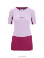 Icebreaker Women 125 ZoneKnit Merino Short Sleeve Crewe Thermal Top Z04NXR589 Clothing Purple Gaze/Go Berry - Image 7