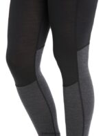 Icebreaker Women 125 ZoneKnit Merino Thermal Leggings Z04NXR592 Clothing Black/Jet Heather - Image 4