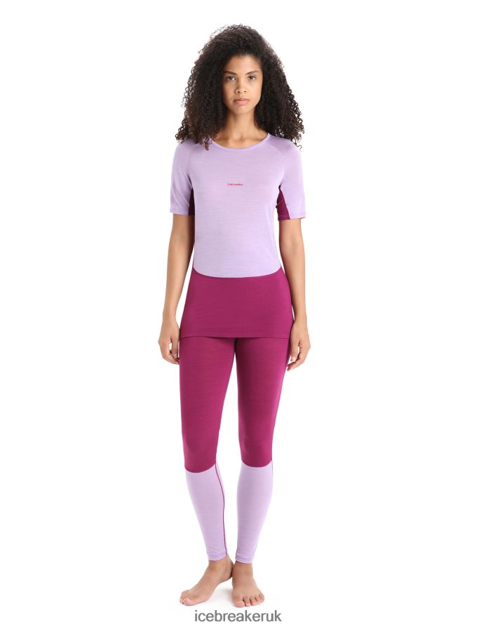 Icebreaker Women 125 ZoneKnit Merino Thermal Leggings Z04NXR593 Clothing Go Berry/Purple Gaze - Image 3
