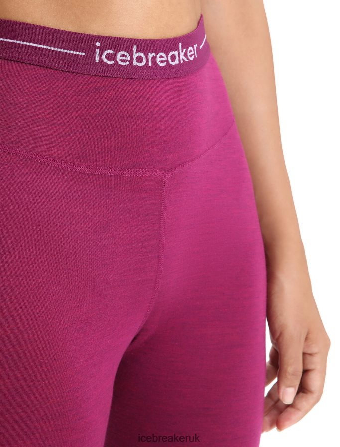 Icebreaker Women 125 ZoneKnit Merino Thermal Leggings Z04NXR593 Clothing Go Berry/Purple Gaze - Image 4